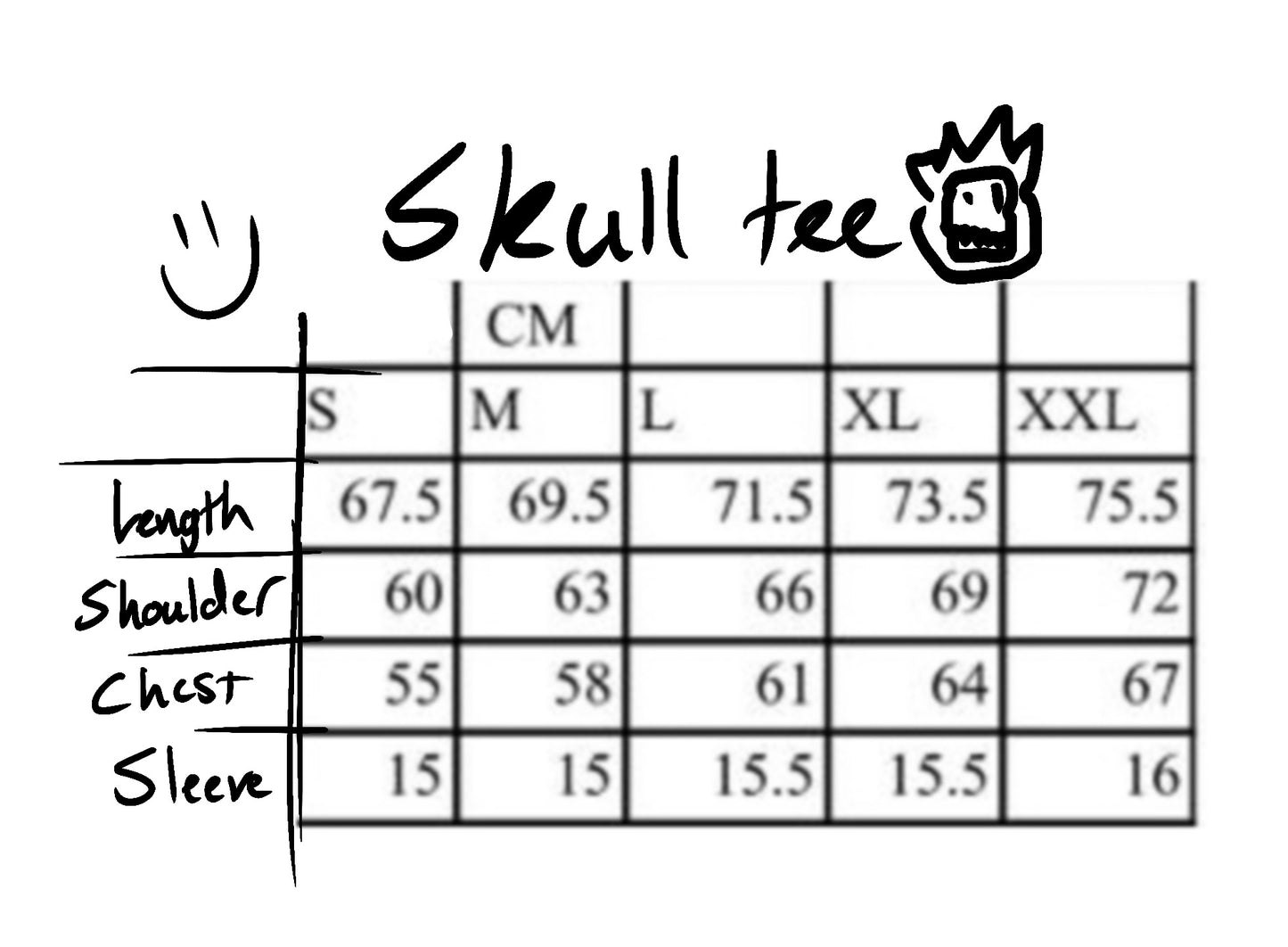 SKULL TEE (BLACK)