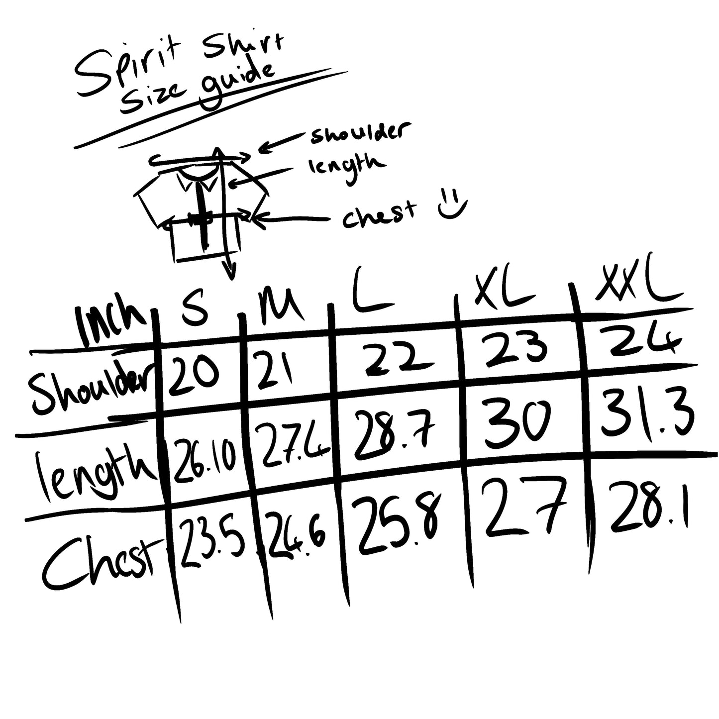 SPIRIT SHIRT (no tie)