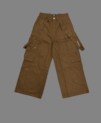 TAIGA STRAP PANTS (BROWN)