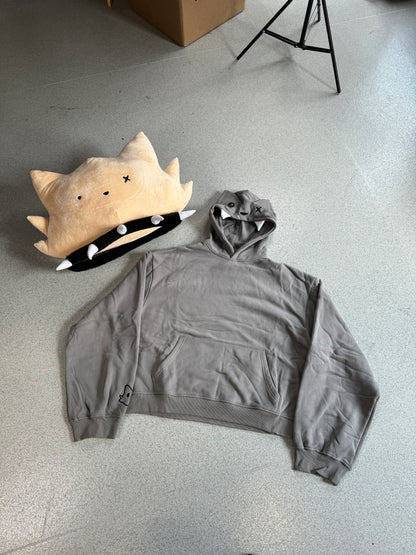 TAIGAFACE HOODIE (GREY)