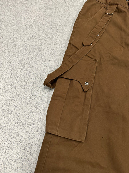 TAIGA STRAP PANTS (BROWN)