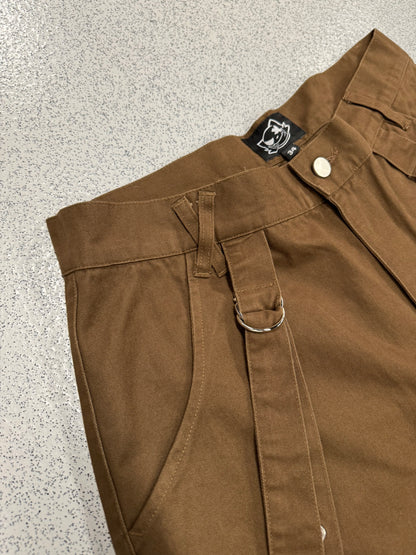 TAIGA STRAP PANTS (BROWN)