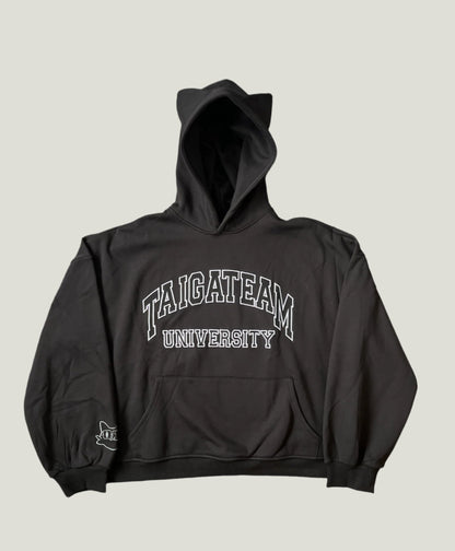 TAIGATEAM UNIVERSITY HOODIE (BLACK)